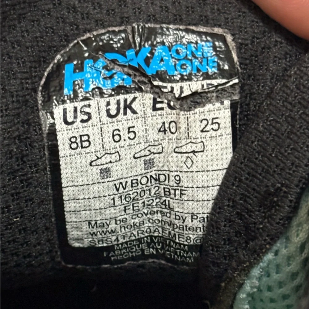 Hoka Bondi 9 Ladies size 8B Running Shoes - Picture 7 of 7